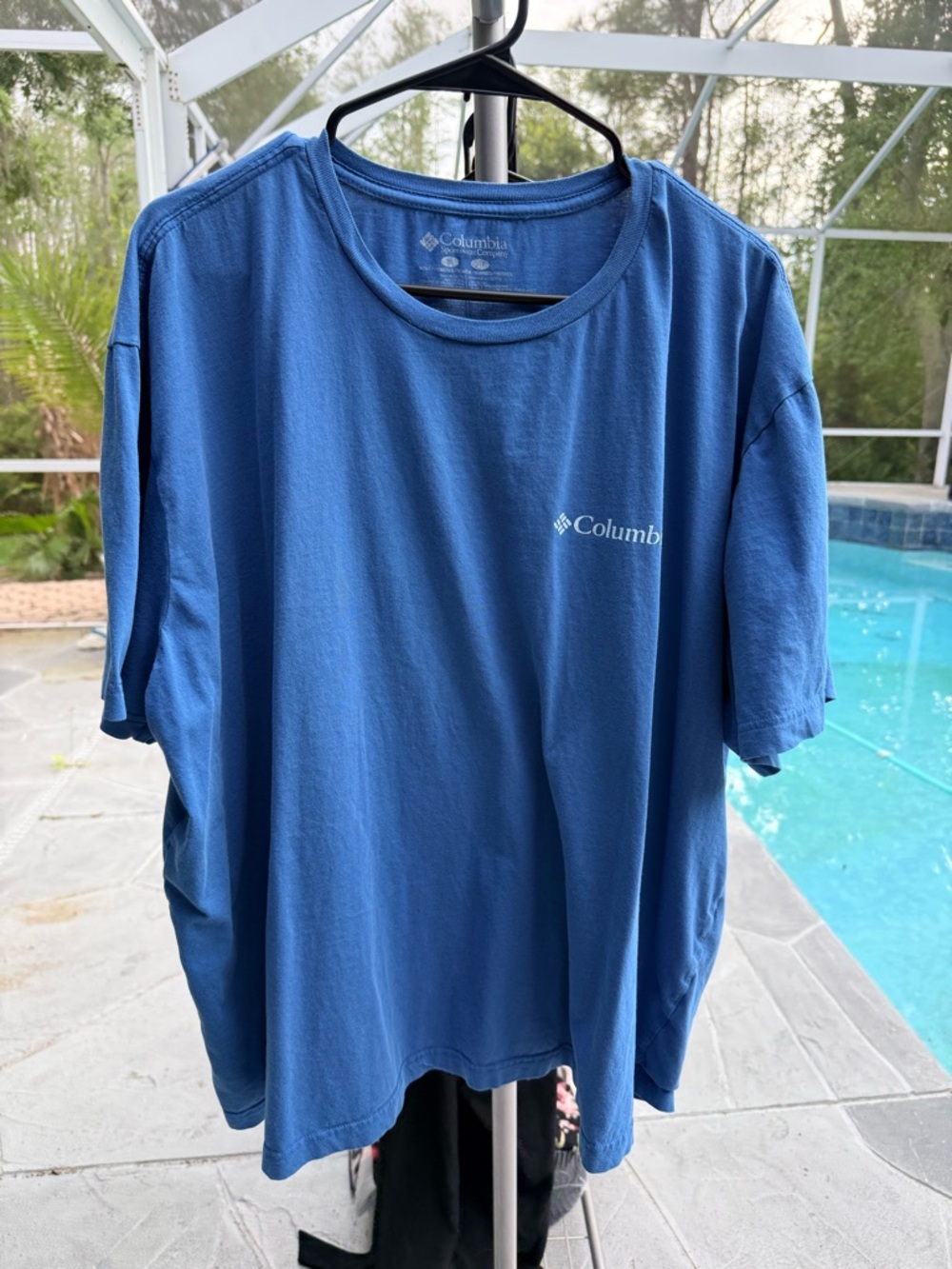 Columbia 3x Everglades National Park Graphic T Shirt Blue Alligator Tee